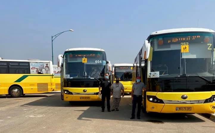 בודקים את האוטובוסים לקראת פתיחת שנת הלימודים