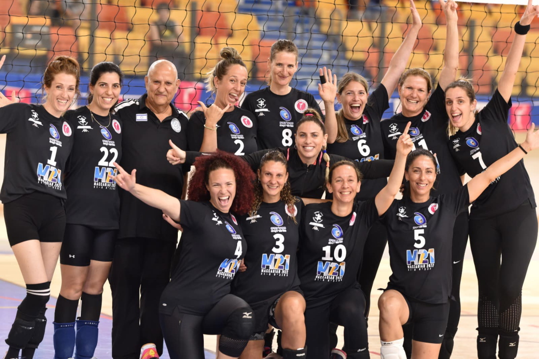 נבחרת הכדורשת נשים של דרום השרון משתתפת במכביה ה 21