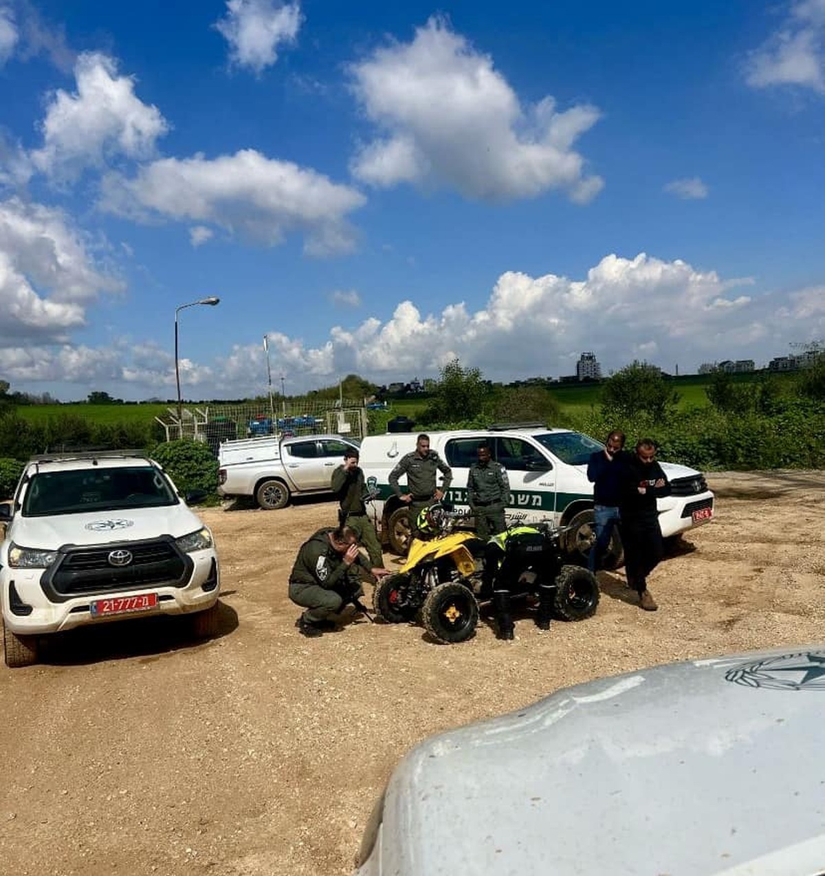 תמונות ממבצע משילות של משמר הגבול בדרום השרון 