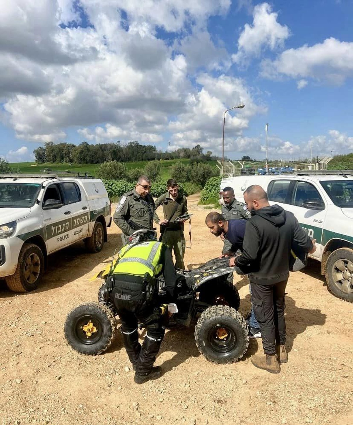 תמונות ממבצע משילות של משמר הגבול בדרום השרון 
