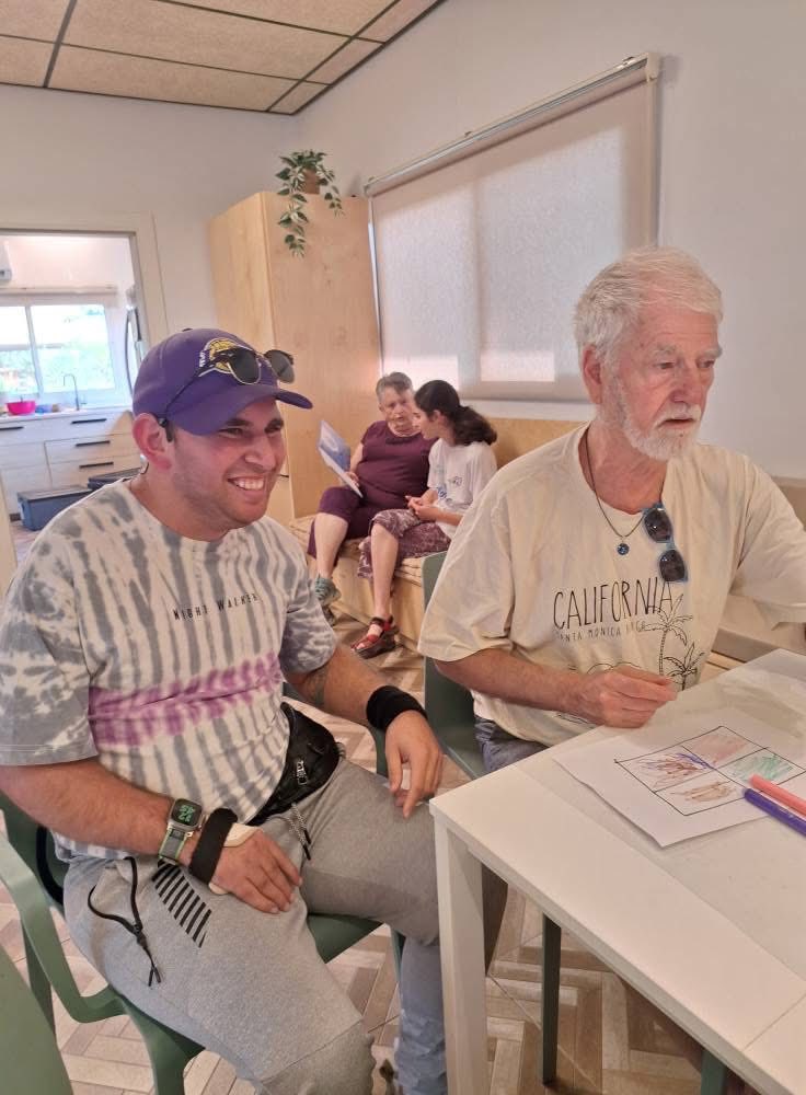 שיעור מיוחד עם כיתת הותיקים ו"עמותת עמיחי" בחווה החקלאית
