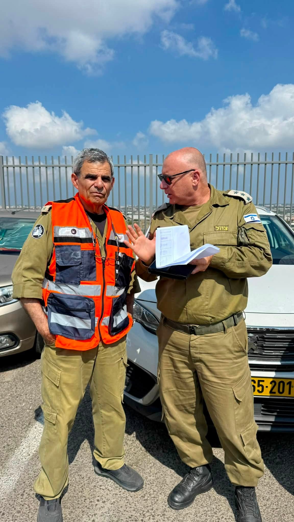 תמונות מרגיל החירום בצור יצחק